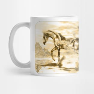 Arabian Horse Muted Fantasy. Mug